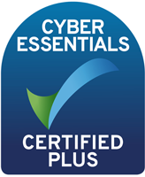 Cyber Essentials Plus certification badge, verifying BCC IT's cybersecurity practices have been independently tested and assessed